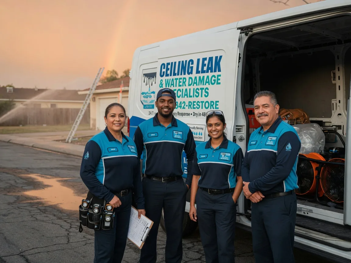 Ceiling Leak Cleanup company in Lucerne, CA