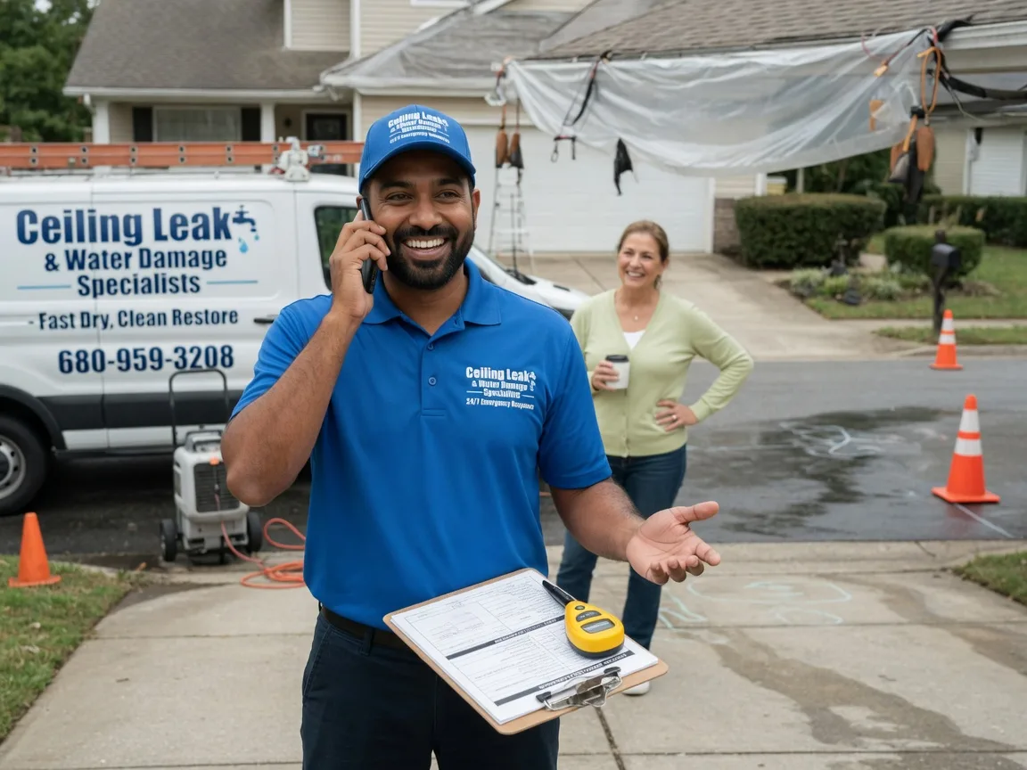 Ceiling Leak Cleanup Lucerne, CA FAQs